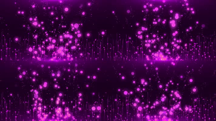 紫色粒子梦幻背景