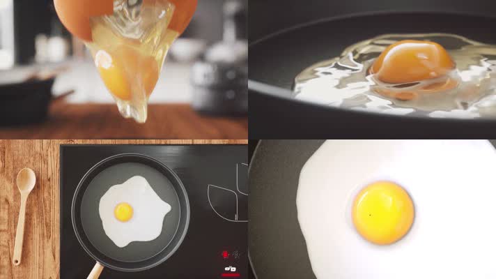 打鸡蛋煎蛋营养早餐