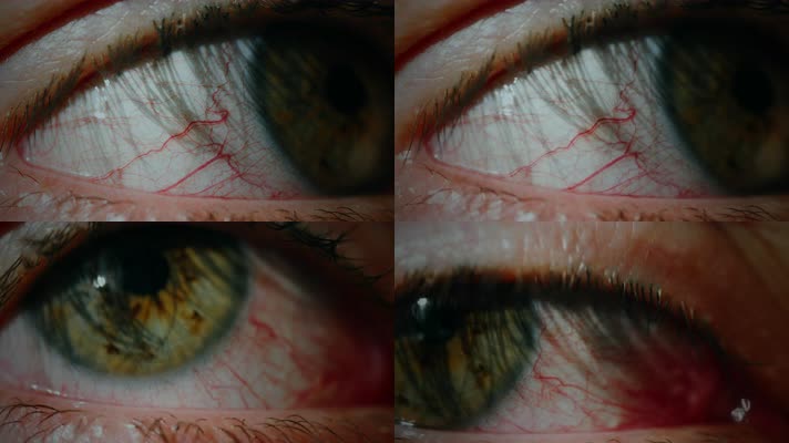 红眼病，红色眼睛，眼睛血丝