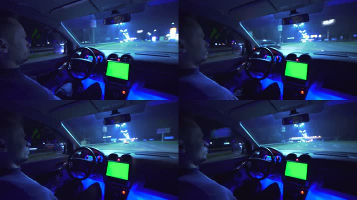 车载导航 绿屏幕 中控绿屏幕  