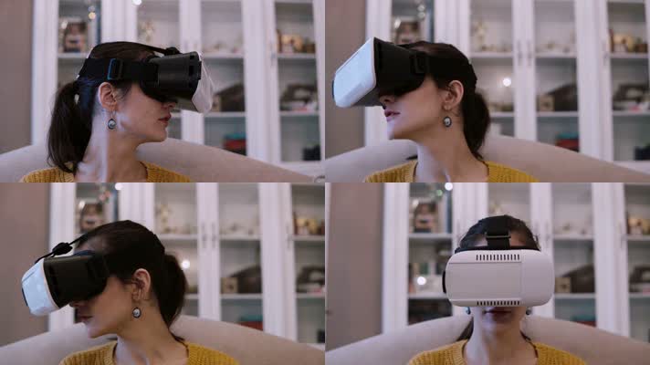 体验VR眼镜 虚拟现实 