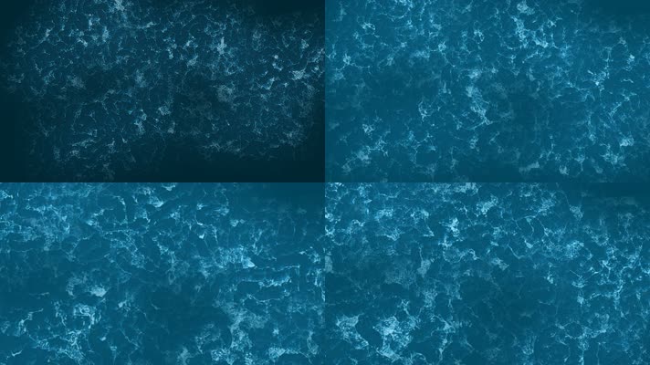 蓝色海水波纹纹理动画