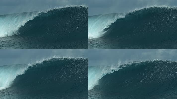 海浪 巨浪 海边 4K高清升格视频 