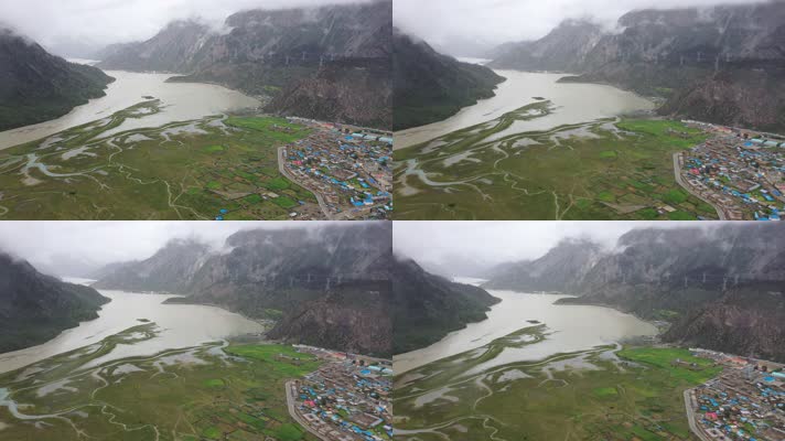 西藏八宿县然乌湖