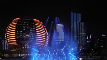 【原创】杭州钱江新城楼宇灯光秀