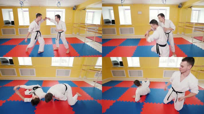 柔道训练 升格视频