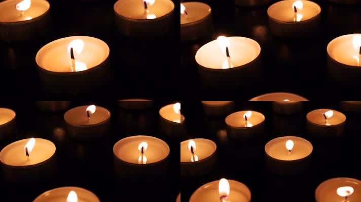 爱心蜡烛 蜡烛祈福 浪漫蜡烛