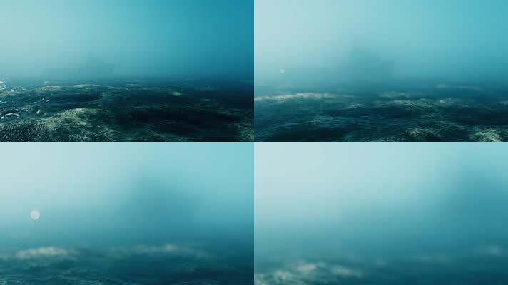 神秘大海迷雾大海动画