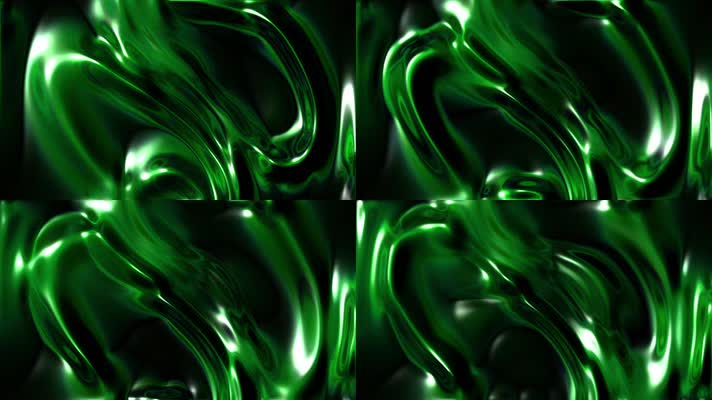绿色液体背景视频
