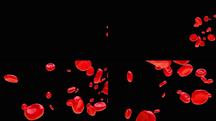 可换背景血液红细胞 