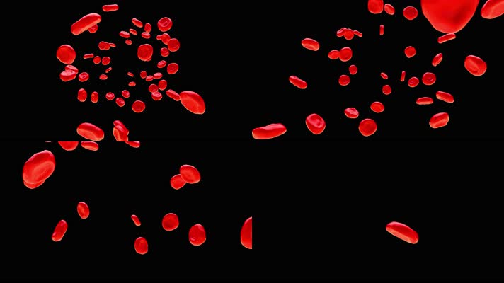 可换背景血液红细胞