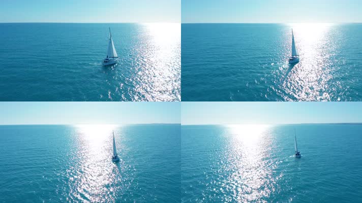 帆船海上航行 4K视频