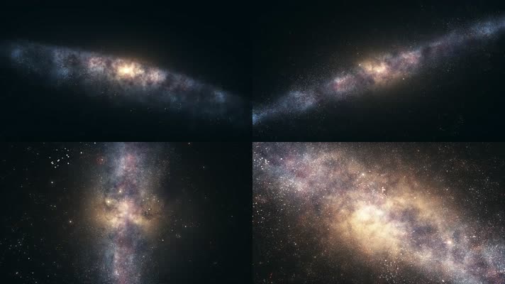 银河 银河系 宇宙 4K视频