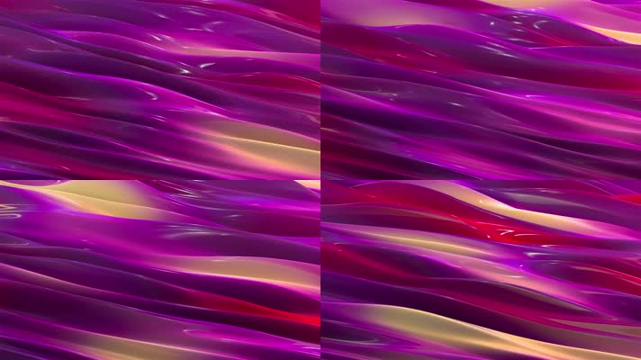 紫色渐变波浪动画背景视频素材
