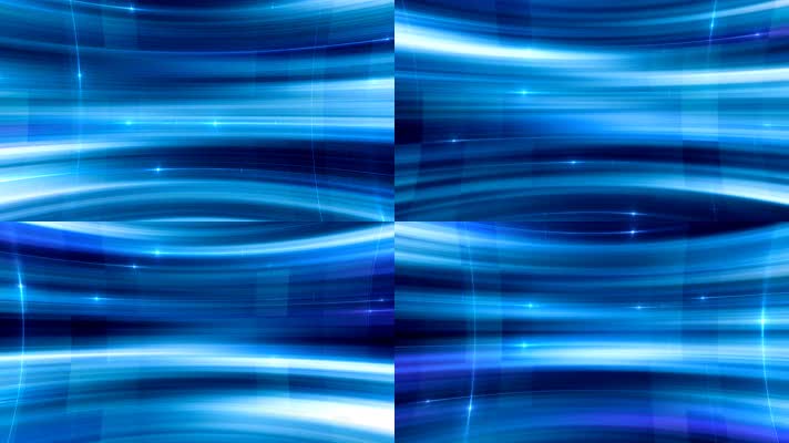 【4K】蓝色流光科技新闻背景
