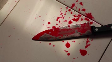 一把带血的刀图片真实图片