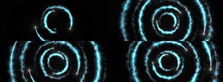 4K粒子旋转动态背景视频