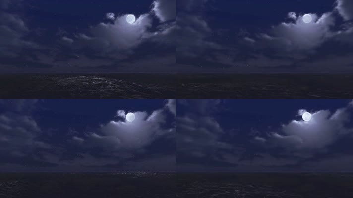 3D动画大海月亮2