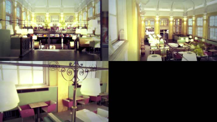 3D餐厅 风格化 装修风格 大型快餐店 