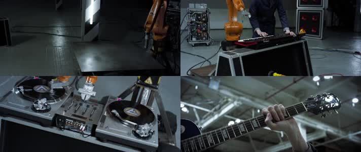 4K 库卡机器人乐队 乐队表演 人工智能