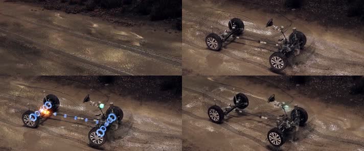 AI智能泥坑路面驾驶