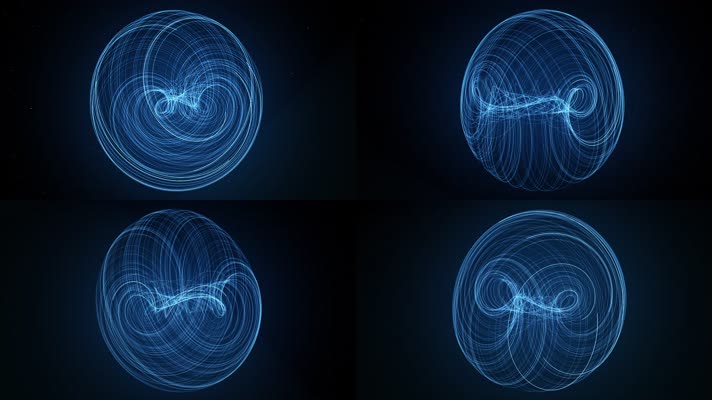 黑洞虫洞能量磁场动画