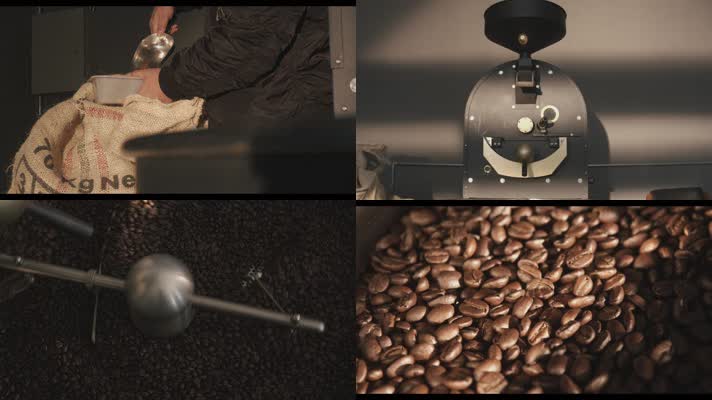 【原创】烘培咖啡豆制作咖啡生产