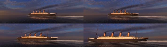 4K环幕投影超宽屏泰坦尼克号航行2
