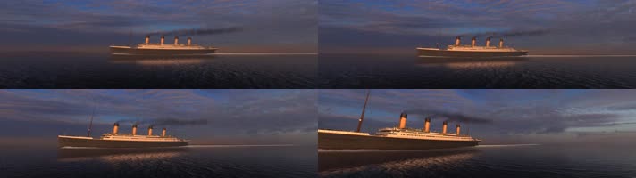 4K环幕投影超宽屏泰坦尼克号航行4