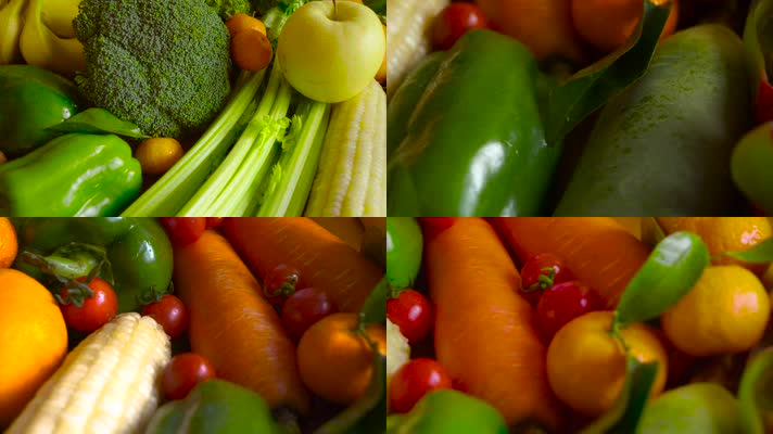 4k超长蔬菜瓜果有机绿色食品