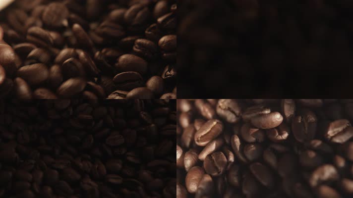 【原创】咖啡豆特写镜头合集 原声