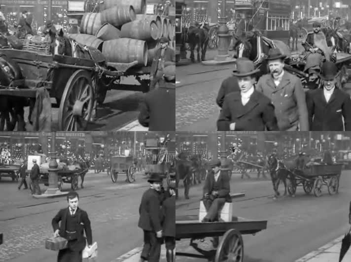1901年英国繁华街景