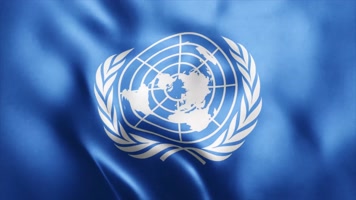 联合国旗帜舞台背景