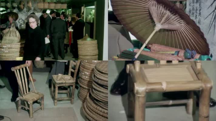 70年代中国竹器在纽约销售