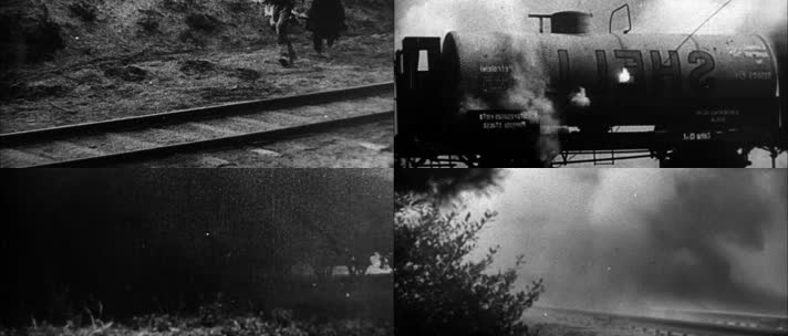 1944年游击队炸铁路巴格拉季昂行动前夕