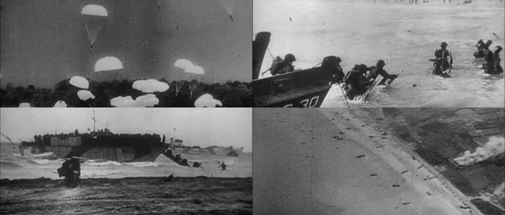 1944年6月6日英美联军法国诺曼底登陆