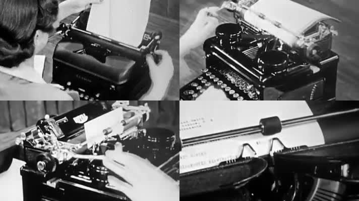 技术革命-40年代老式打字机