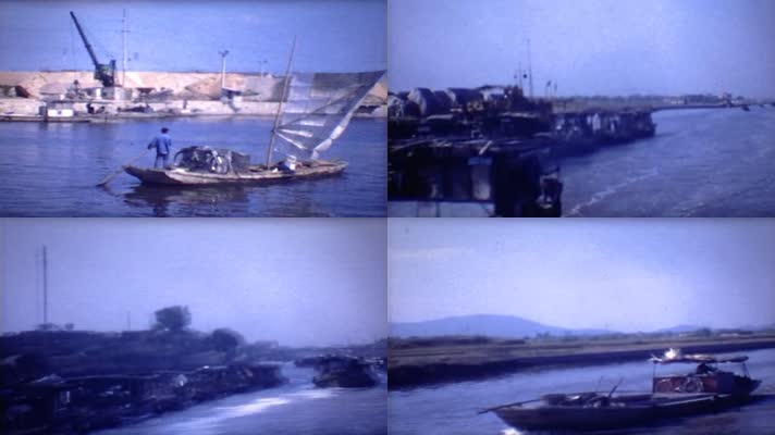 80年代初京杭大运河