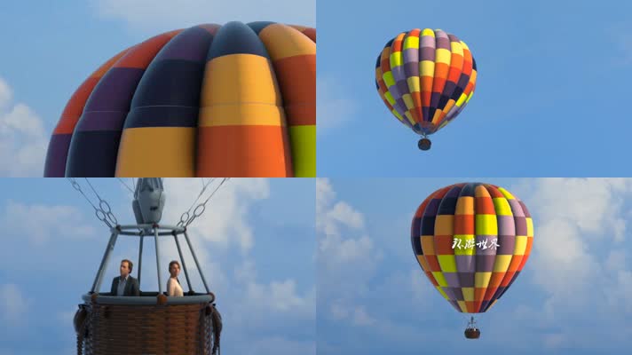 热气球LOGO品牌展示  
