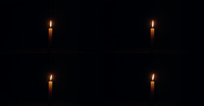 【原创】4k 实拍60帧蜡烛、吹灭蜡烛