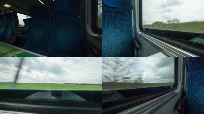 【4K】列车窗外风景