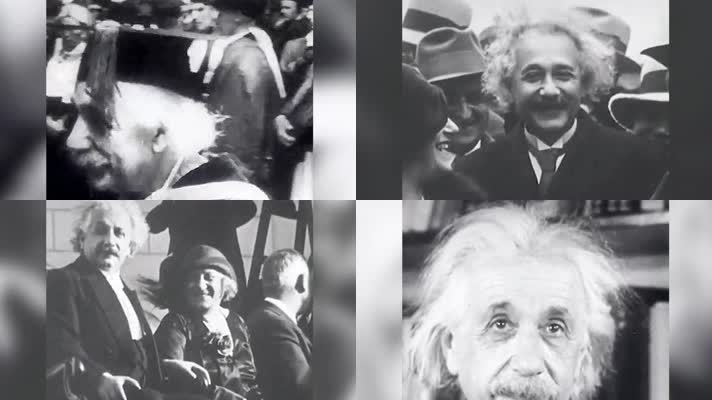 上世纪爱因斯坦珍贵影像