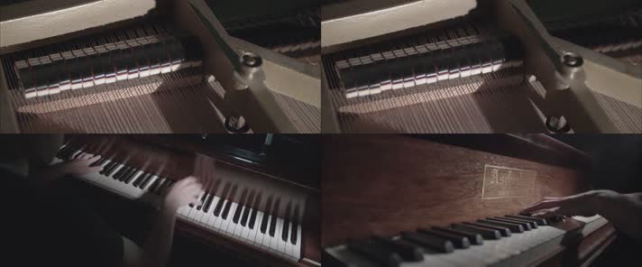 弹钢琴4K