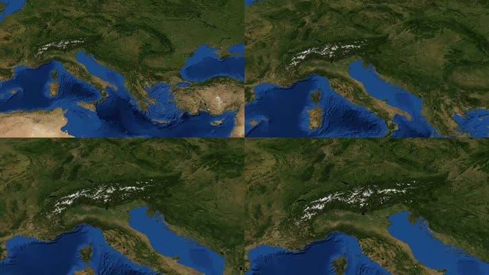 意大利阿尔卑斯地图