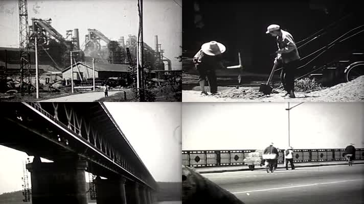 50年代60年-大跃进大炼钢铁路运输大桥