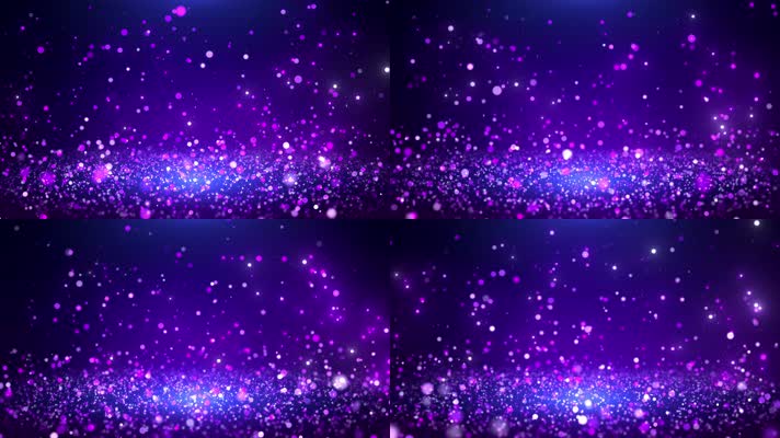 4K唯美紫色抒情浪漫粒子背景