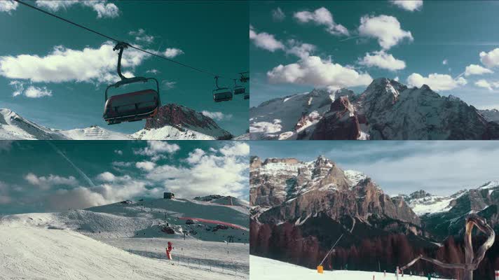 雪山滑雪4K