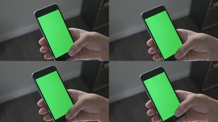 手机 扣绿 绿屏 