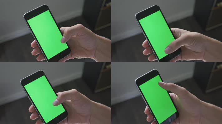 手机 扣绿 绿屏 