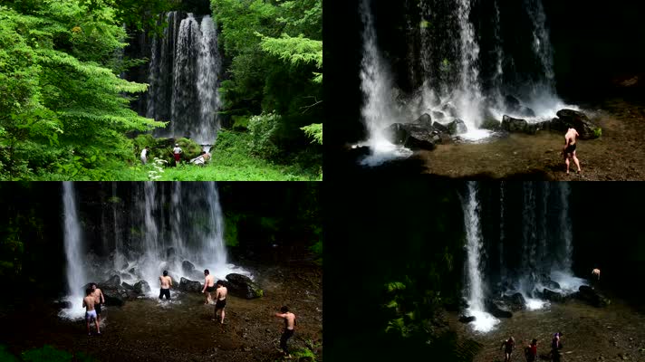 瀑布，自然生态，瀑布声音